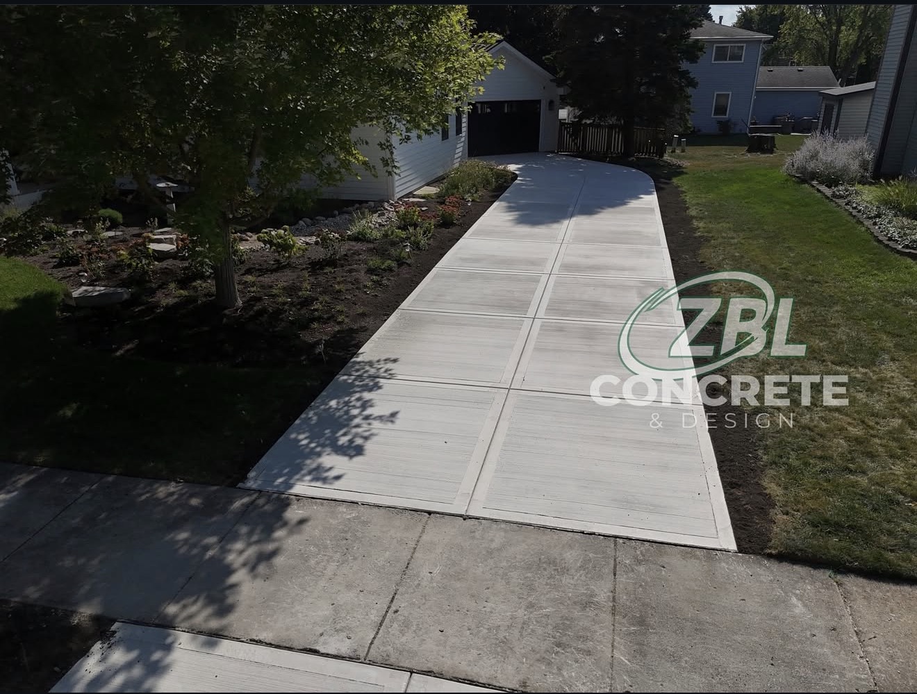 Concrete driveway installation in Lockport, IL