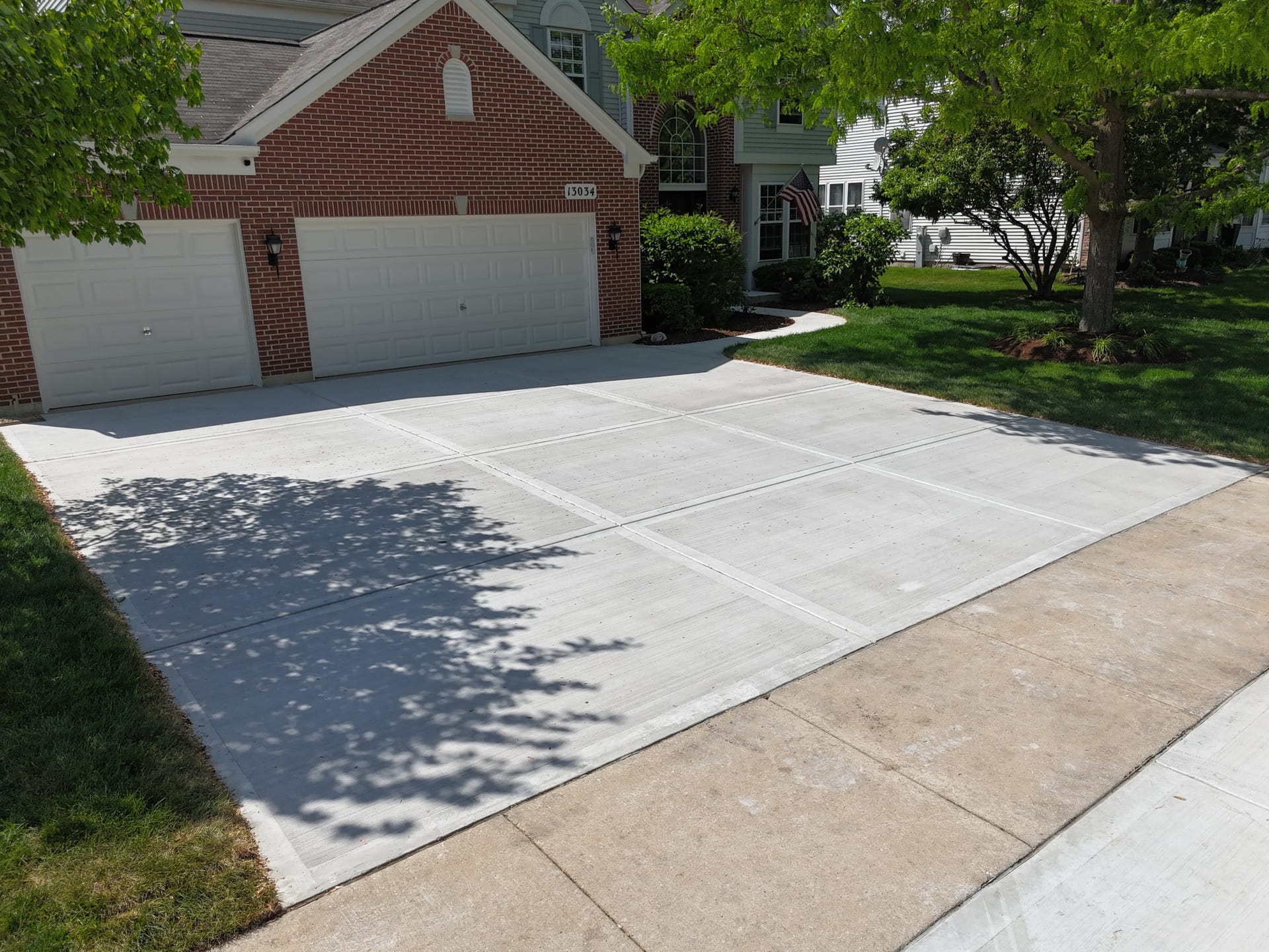 New concrete driveway installation — ZBL Concrete